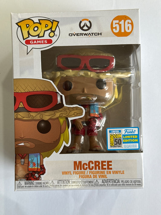 Overwatch - McCree Summer Skin 2019 SDCC US Exclusive Pop! Vinyl #516