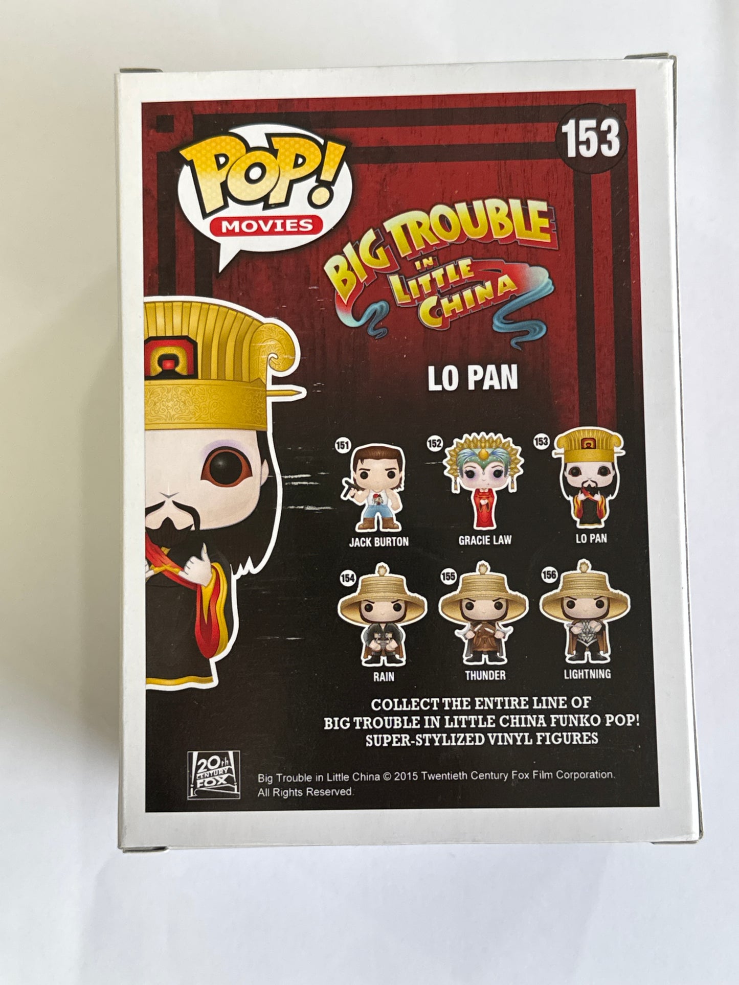 Big Trouble in Little China - Lo Pan (Ghost) Pop Vinyl #153