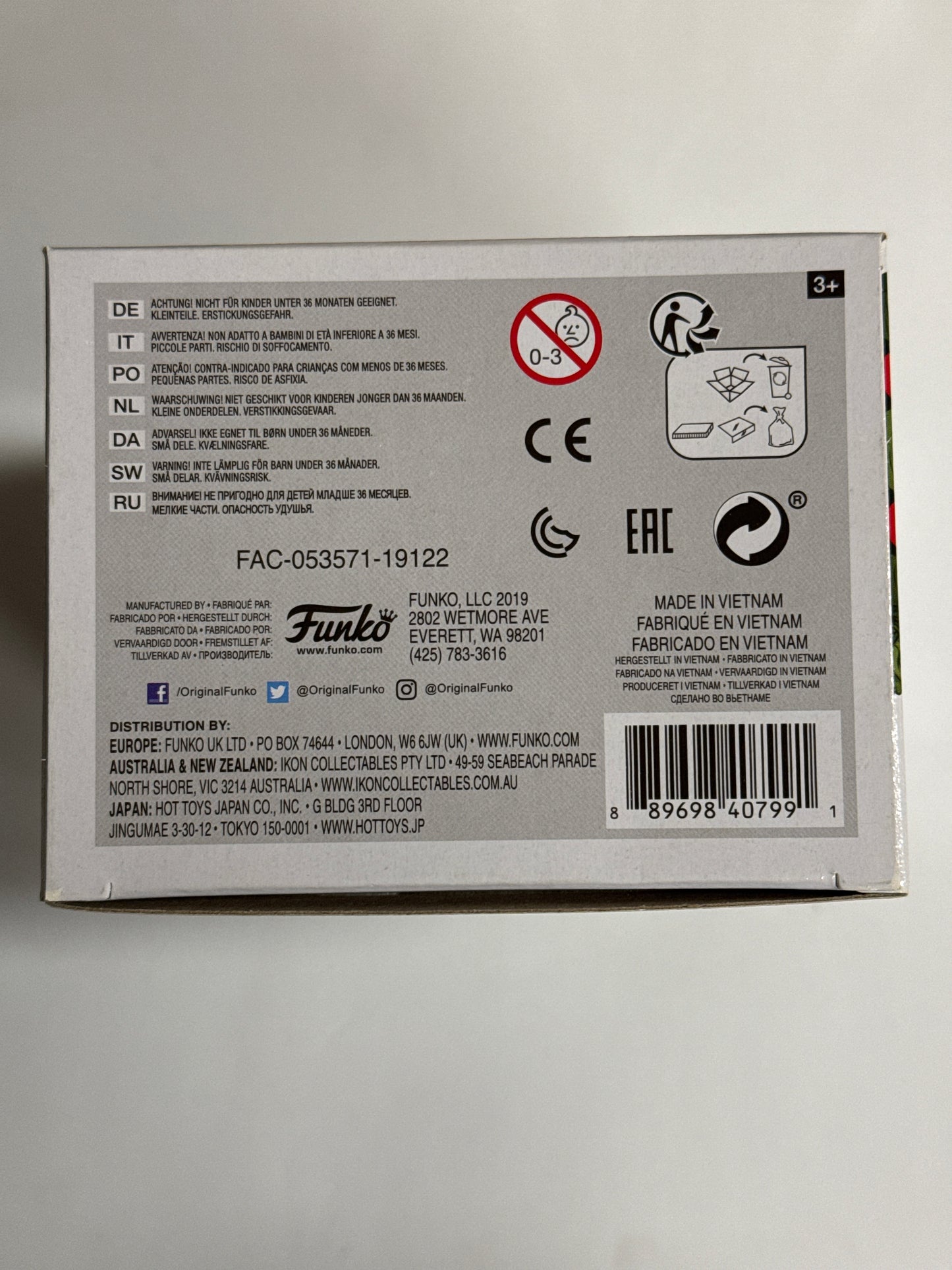 Marvel Comics - Man-Thing 2019 SDCC US Exclusive Pop! Vinyl #492