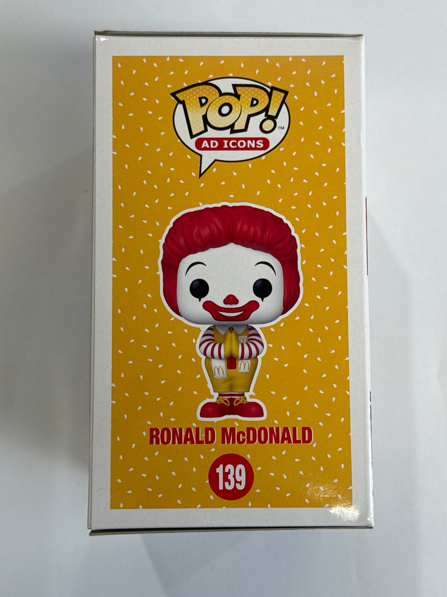 McDonald's - Ronald McDonald Thailand Special Edition Stickered CHASE Pop! Vinyl #139