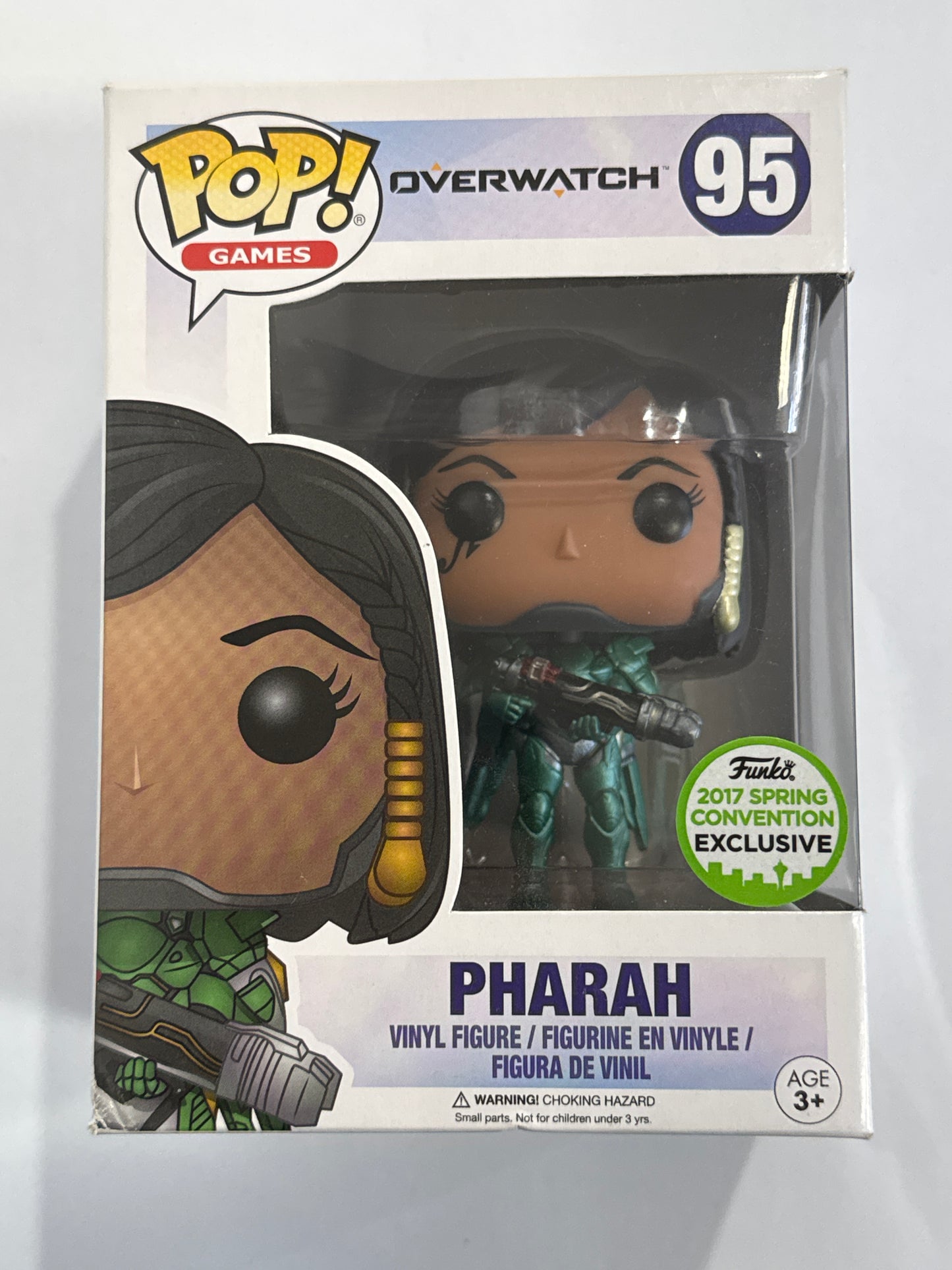 Overwatch - Pharah (Emerald) 2017 ECCC Pop Vinyl #95