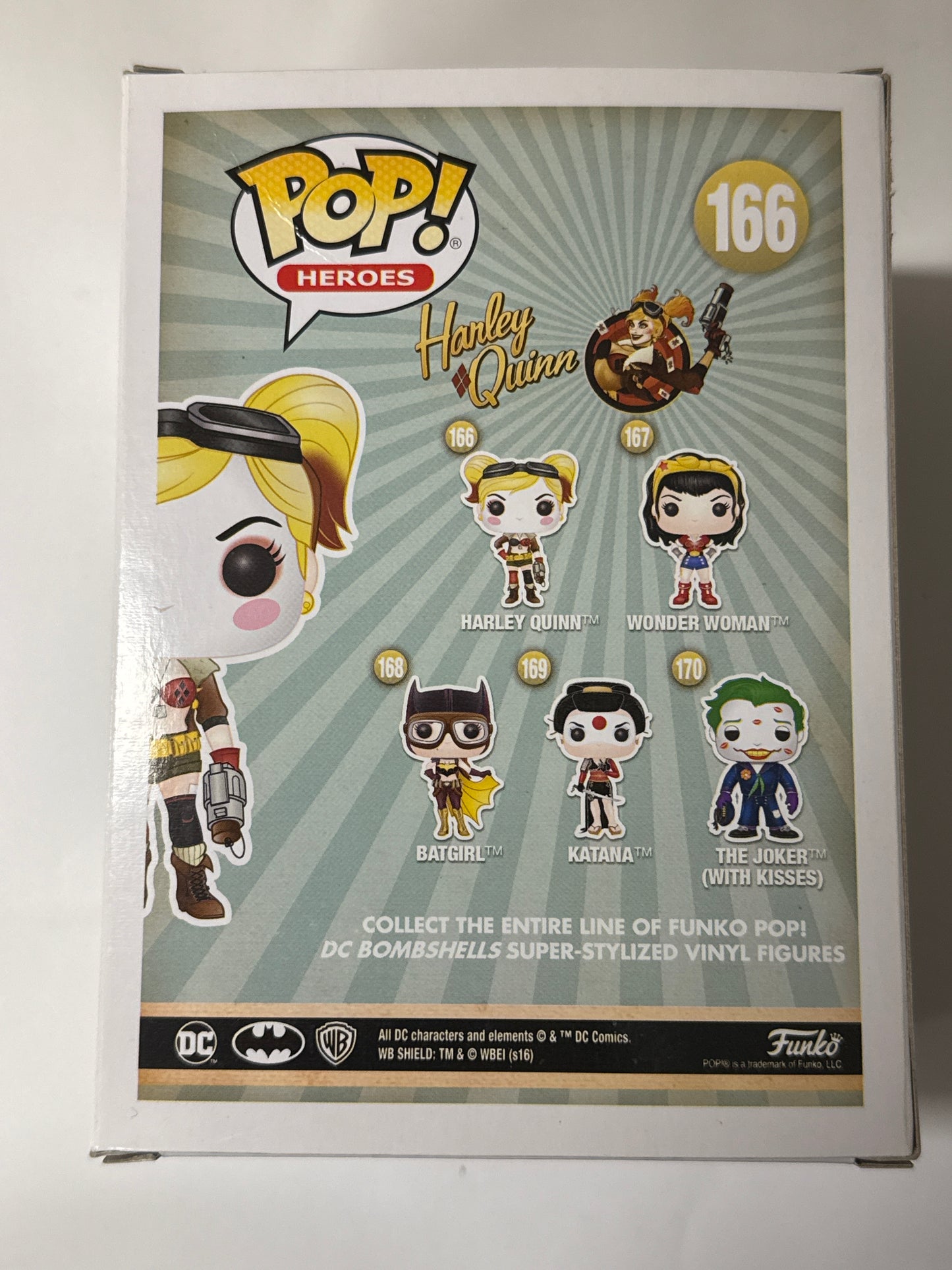 DC Bombshells - Harley Quinn (Vintage) US Exclusive Pop! Vinyl #166