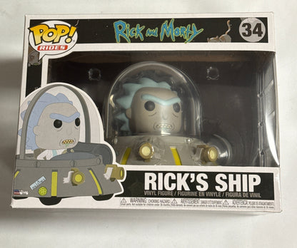 Rick and Morty - Rick's Ship US Exclusive Pop! Ride #34
