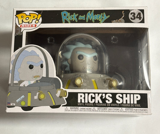 Rick and Morty - Rick's Ship US Exclusive Pop! Ride #34