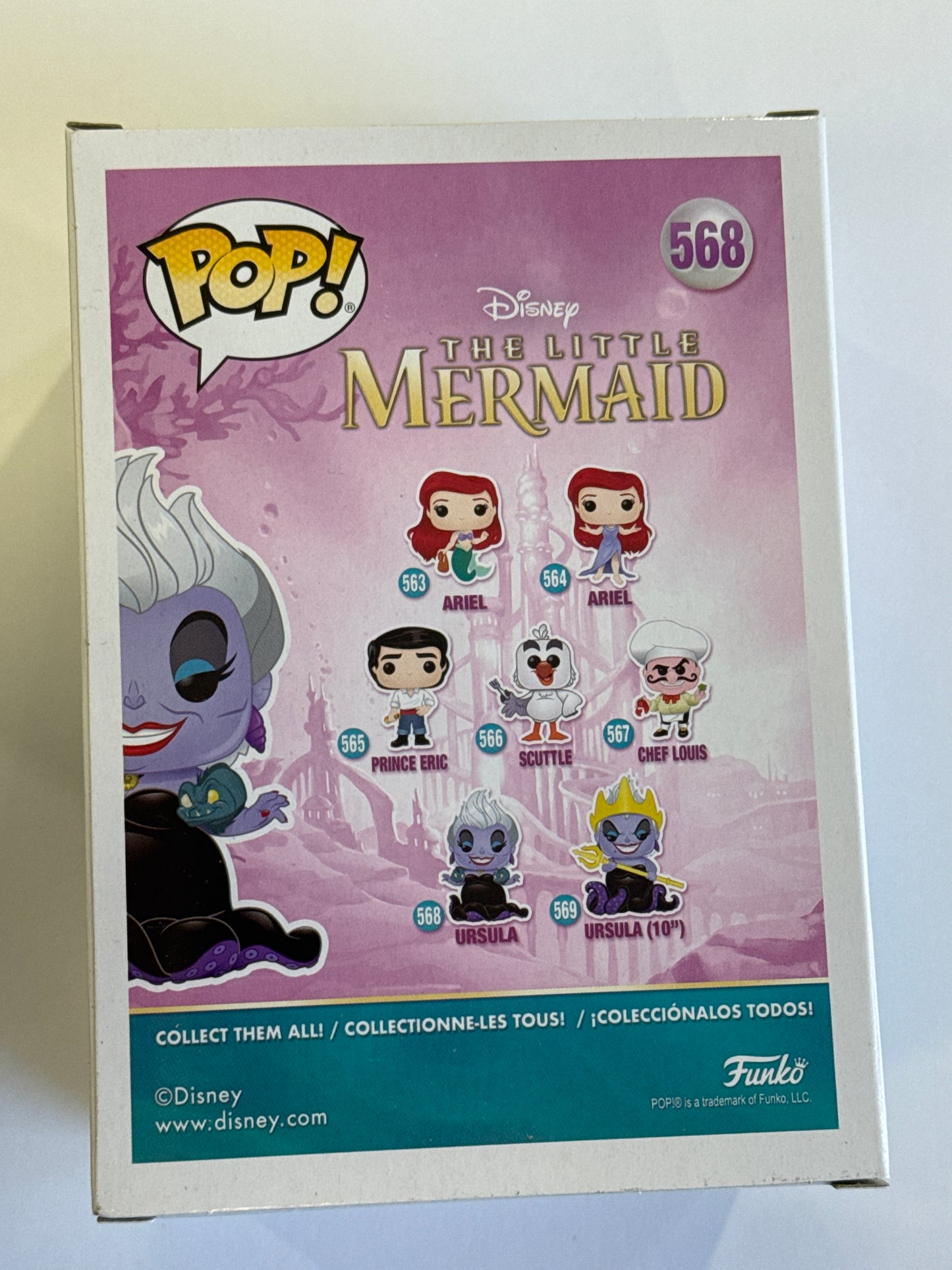 The Little Mermaid (1989) - Ursula Diamond Glitter US Exclusive Pop! Vinyl  #568