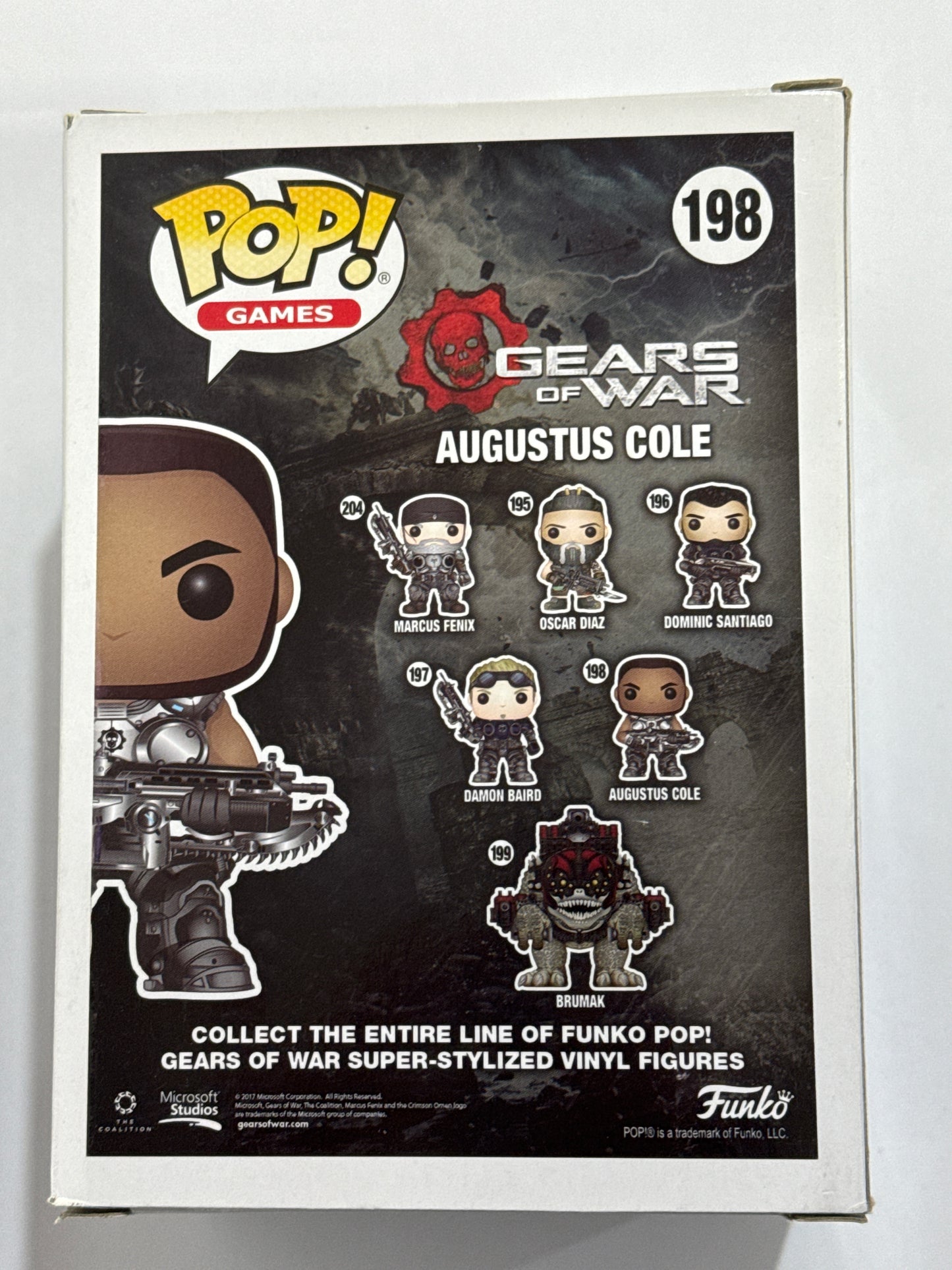 Gears of War - Augustus Cole Pop! Vinyl #198