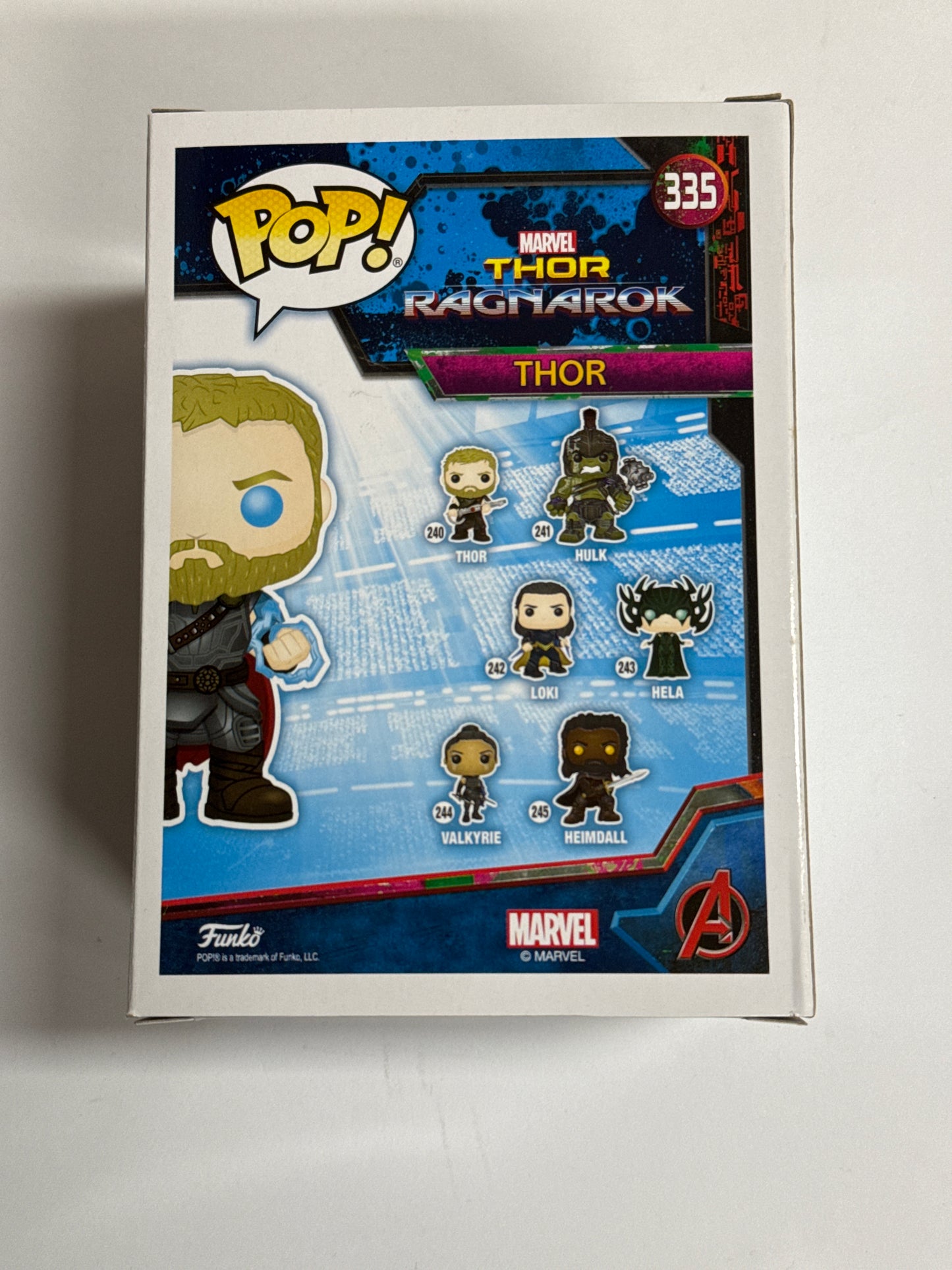 Thor: Ragnarok - Thor Glow in the Dark 2018 San Diego Summer Convention Exclusive Pop! Vinyl #335