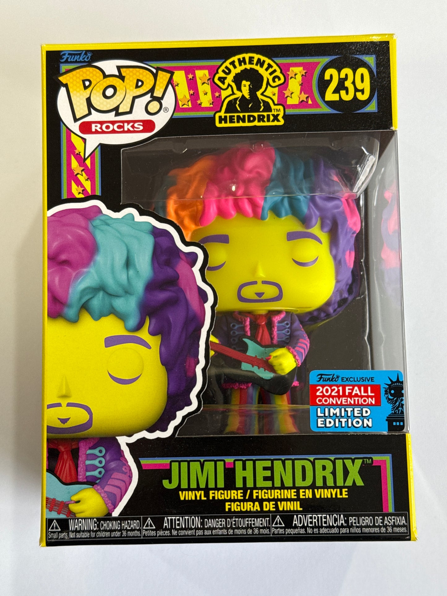 Authentic Hendrix - Jimi Hendrix 2021 Fall Convention Exclusive Pop Vinyl #239