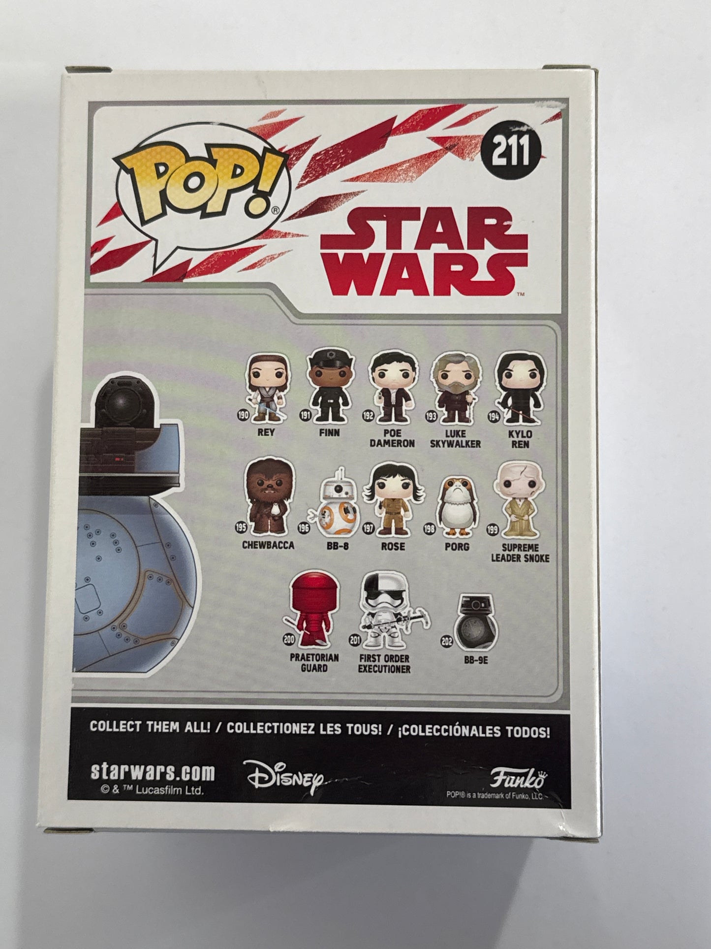 Star Wars - Resistance BB Unit Episode VIII US Exclusive Pop! Vinyl #211