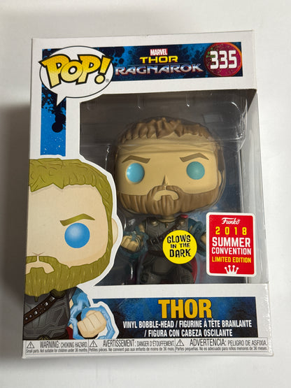 Thor: Ragnarok - Thor Glow in the Dark 2018 San Diego Summer Convention Exclusive Pop! Vinyl #335