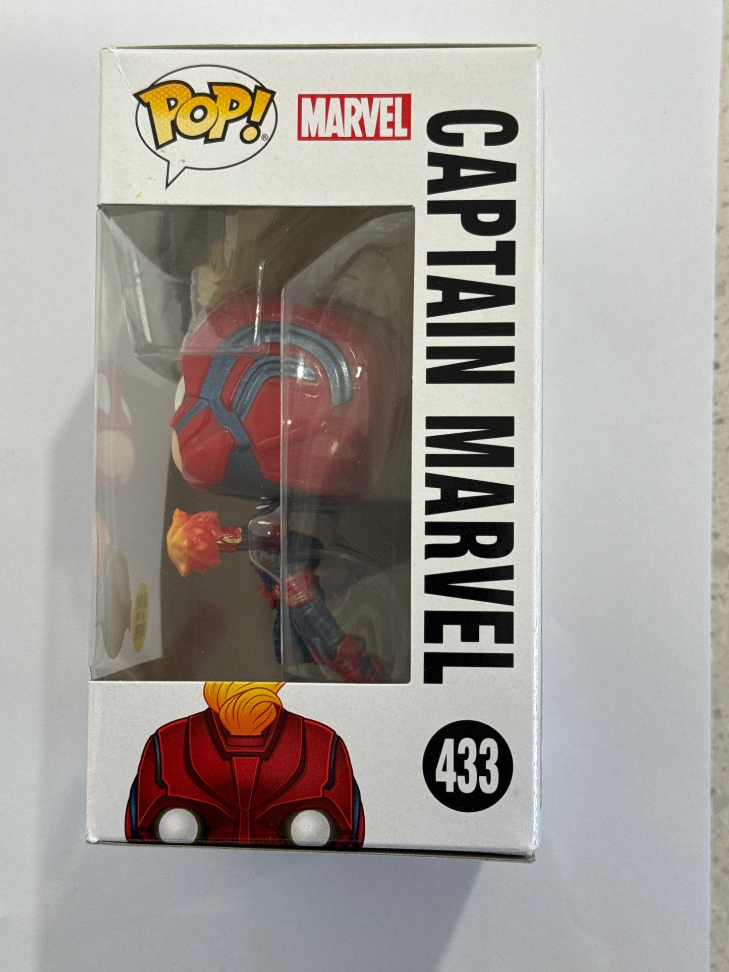 Captain Marvel - Captain Marvel Masked Flight Glow US Exclusive Pop! Vinyl #433