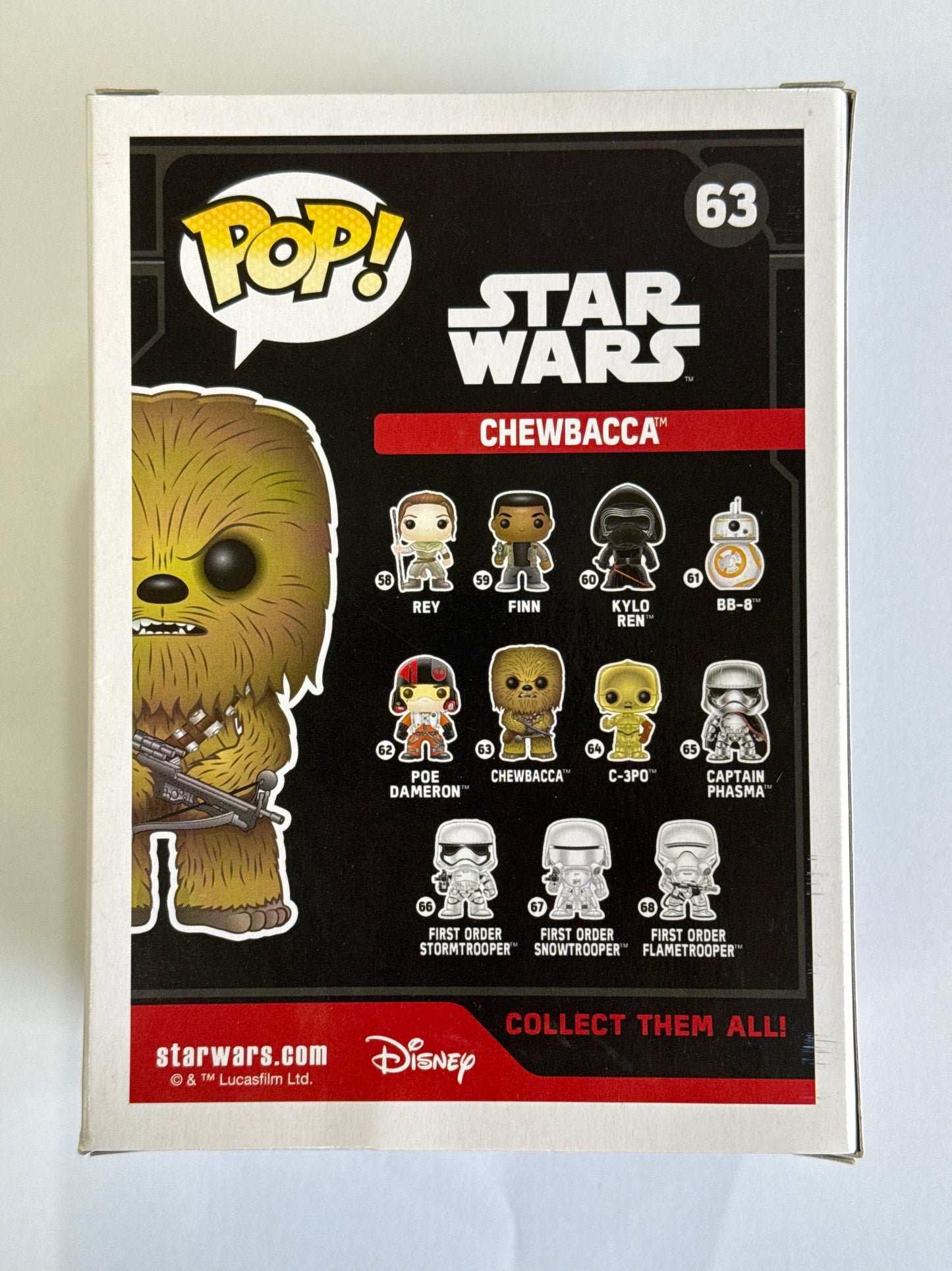 Star Wars - Chewbacca (Flocked) Smuggler's Bounty Exclusive Pop! Vinyl #63