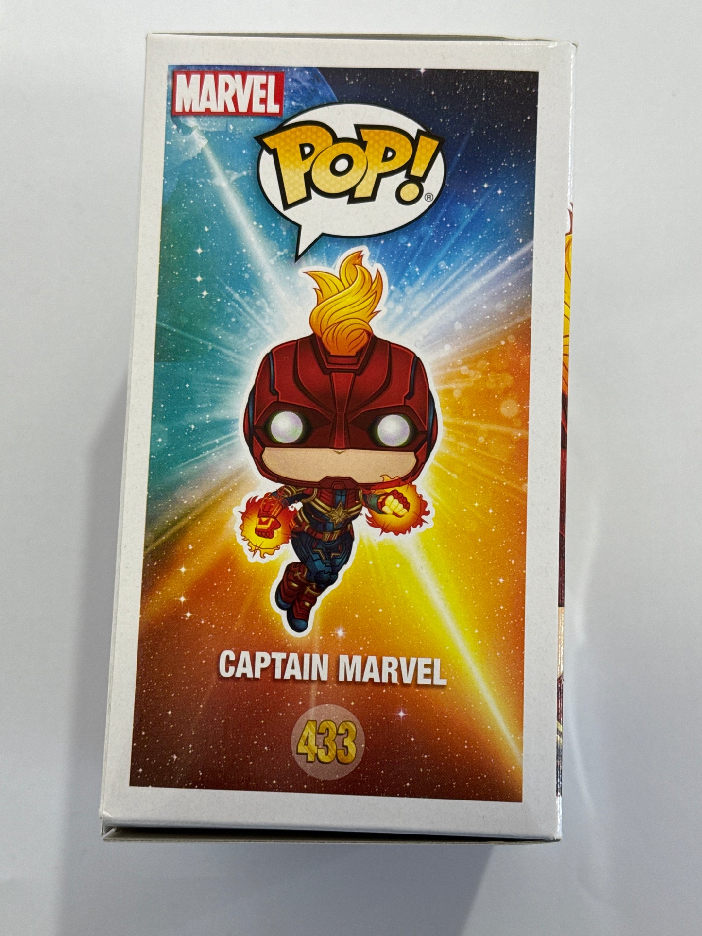 Captain Marvel - Captain Marvel Masked Flight Glow US Exclusive Pop! Vinyl #433