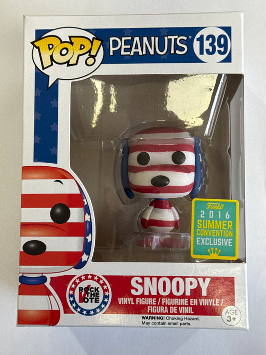 Peanuts - Snoopy (Patriotic) 2016 Summer Convention Exclusive #139