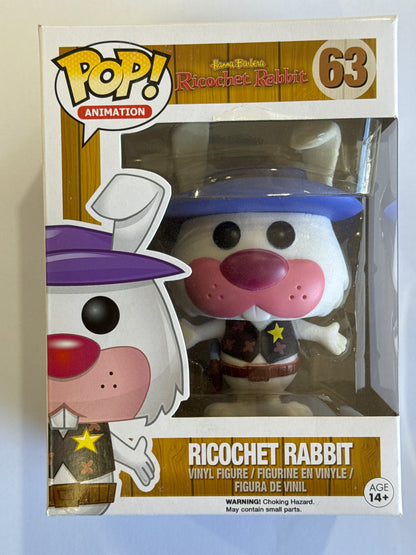 Hanna Barbera - Ricochet Rabbit Flocked US Exclusive Pop! Vinyl #63