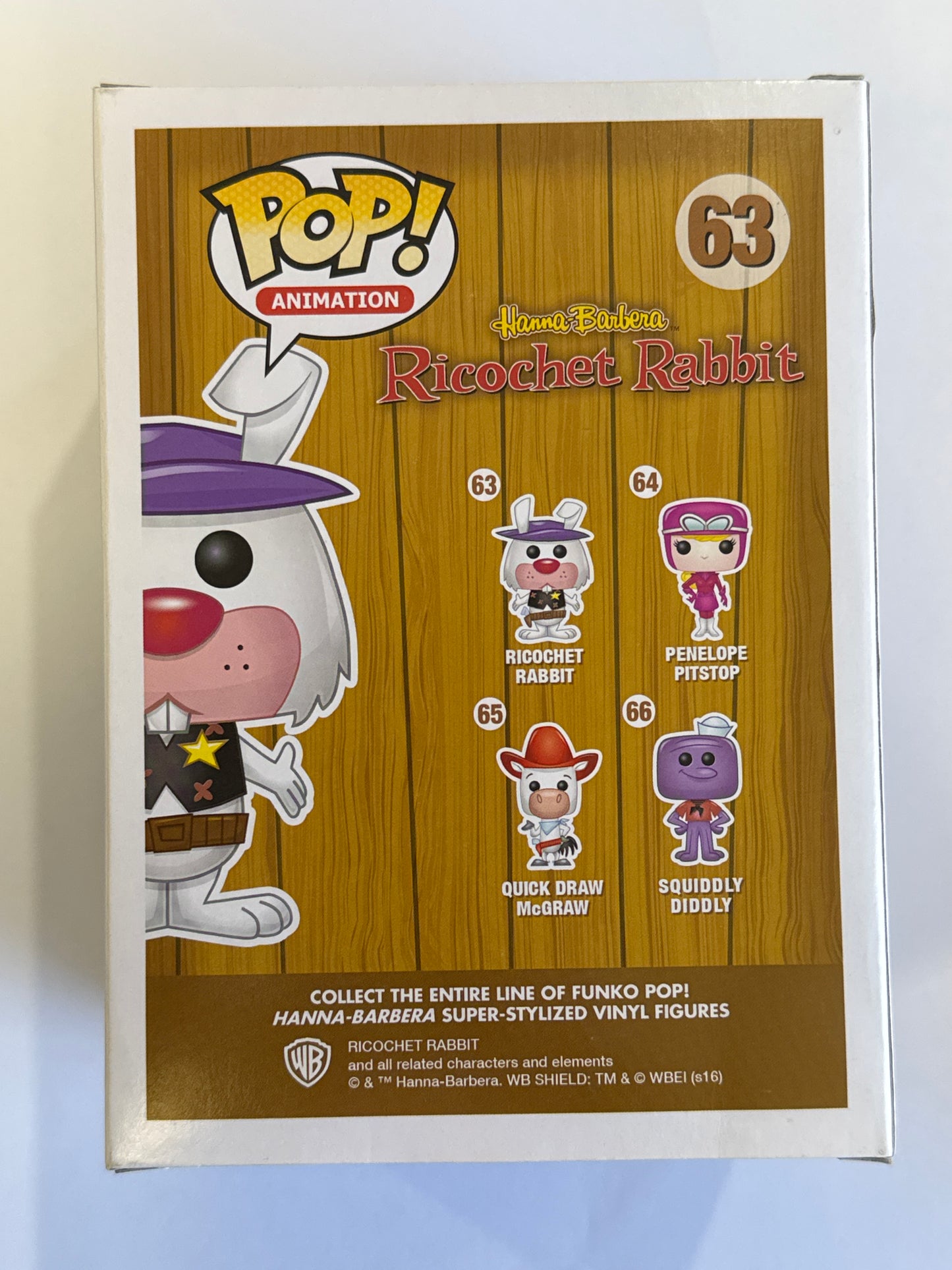 Hanna Barbera - Ricochet Rabbit Flocked US Exclusive Pop! Vinyl #63
