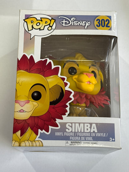 The Lion King- Simba (Leaf Mane)  Pop! Vinyl #302