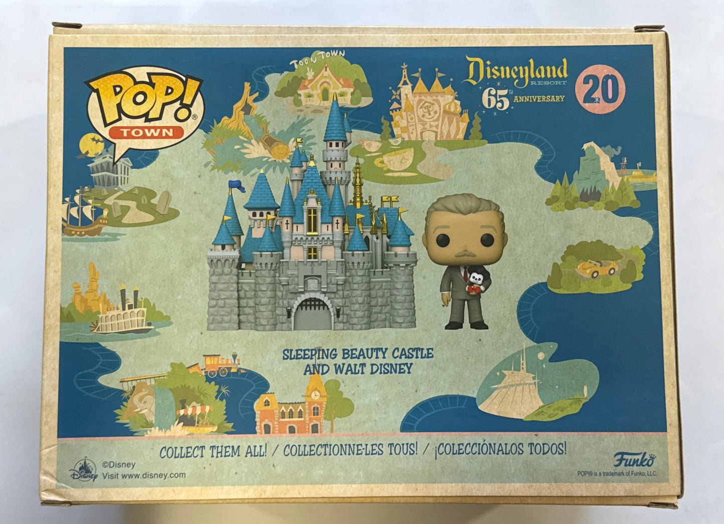 Disneyland - Sleeping Beauty Castle and Walt Disney Pop Town #20