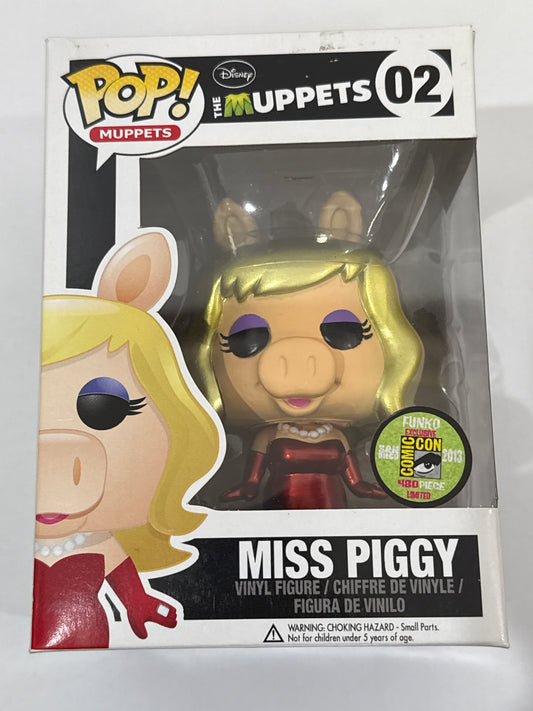 The Muppets - Miss Piggy (Metallic) 2013 SDCC Exclusive Pop Vinyl #02