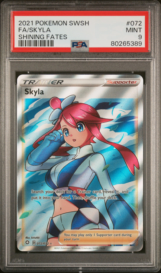 2021 Pokemon Sword & Shield Shining Fates 072 Fa/Skyla Shining Fates