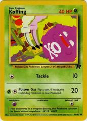 Koffing #58 Pokemon Team Rocket