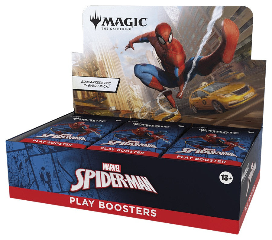 Magic the Gathering Spiderman Play Boosters (30 Boosters Per Display)