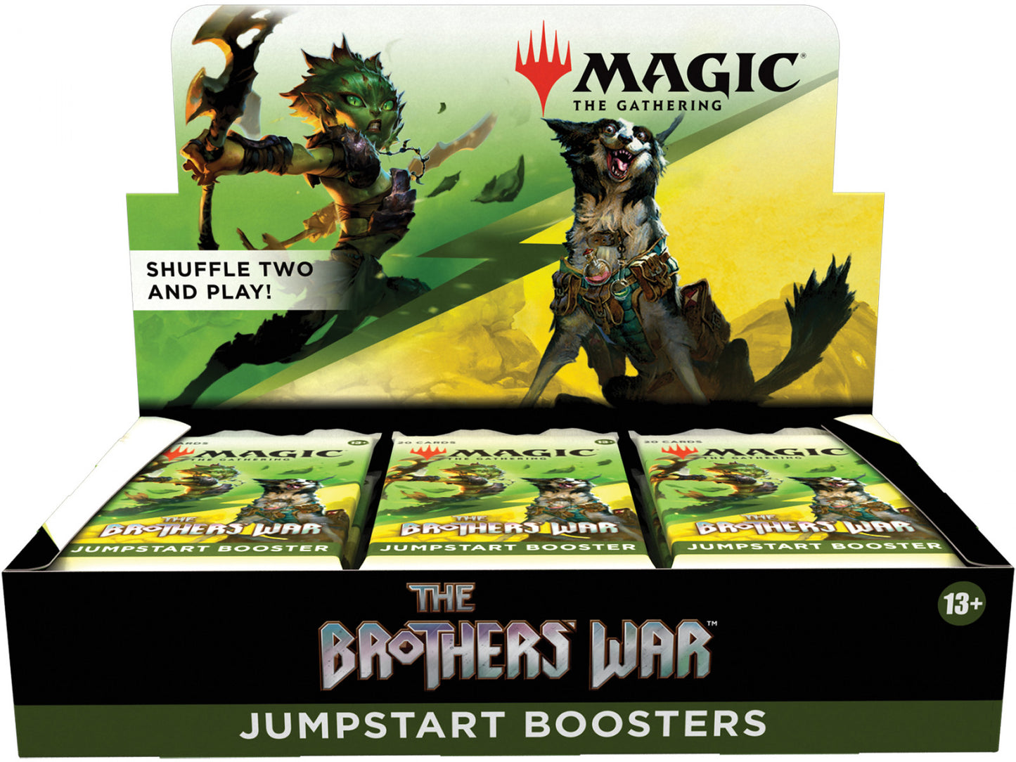 Magic the Gathering The Brothers War Jumpstart Boosters (18 Boosters Per Display)