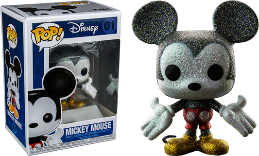 Disney - Mickey Mouse Diamond Glitter US Exclusive Pop! Vinyl #01