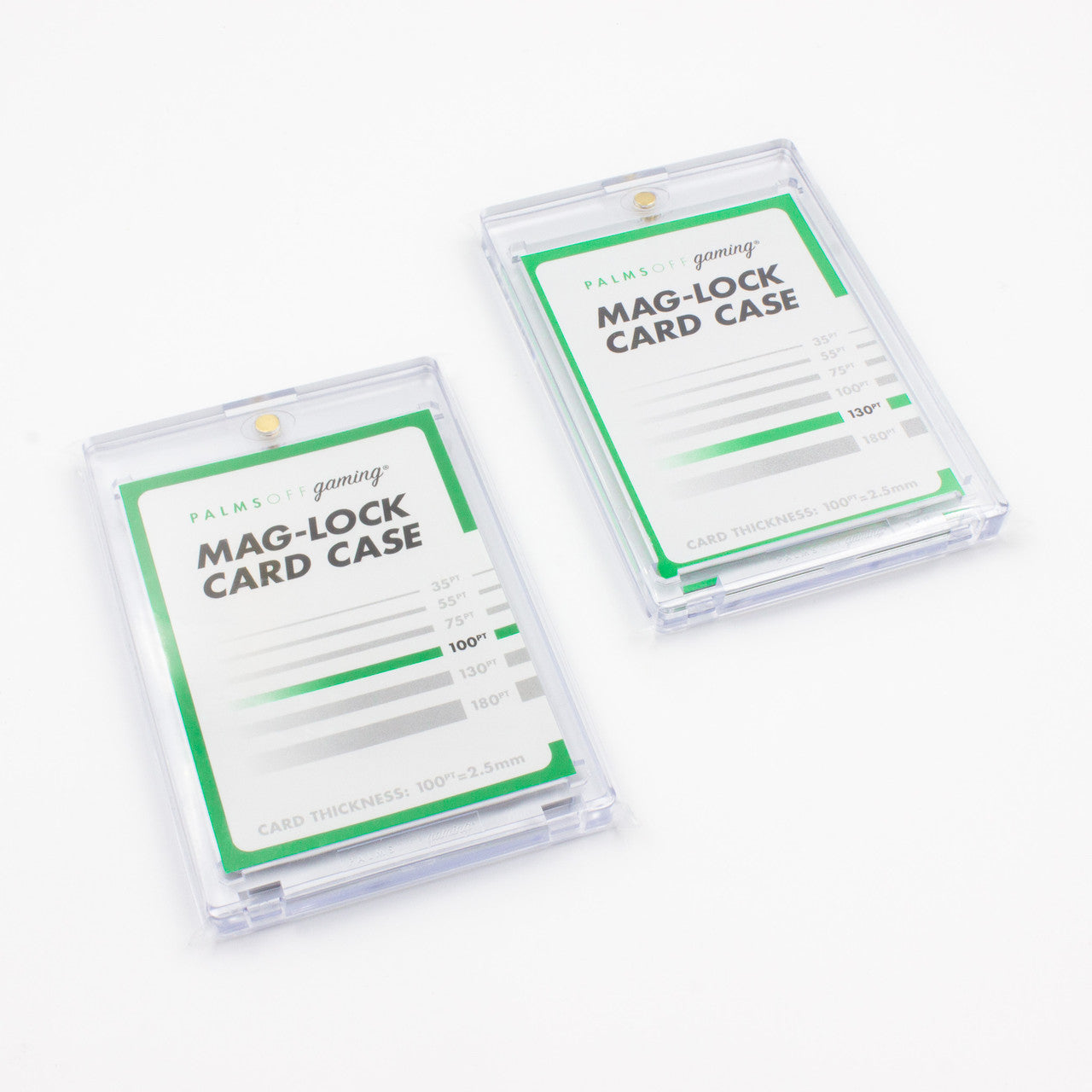 MintFit Mag-Lock Card Case Sleeves (100pt-130pt) - 100pc