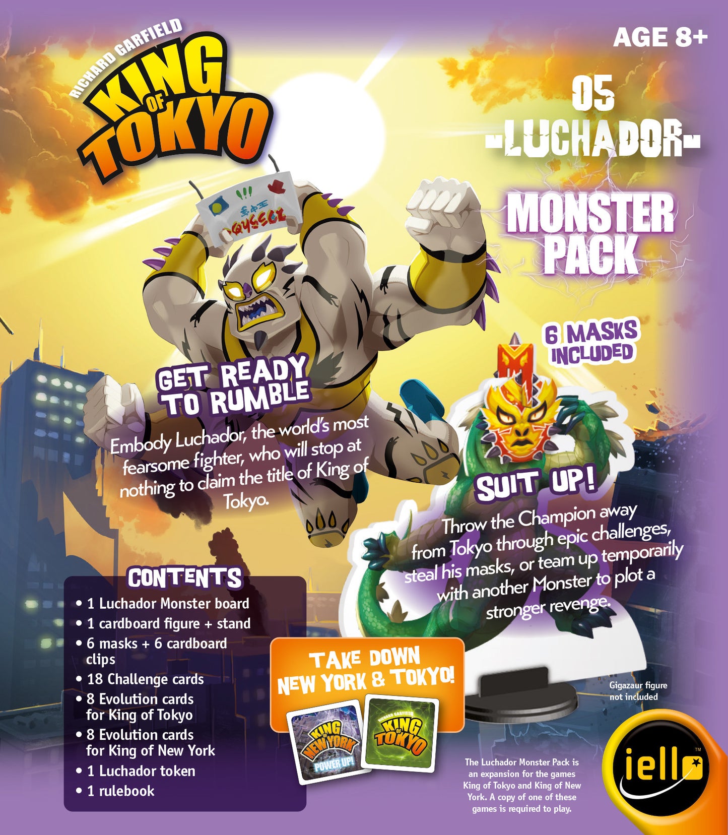 King of Tokyo Luchador Monster Pack