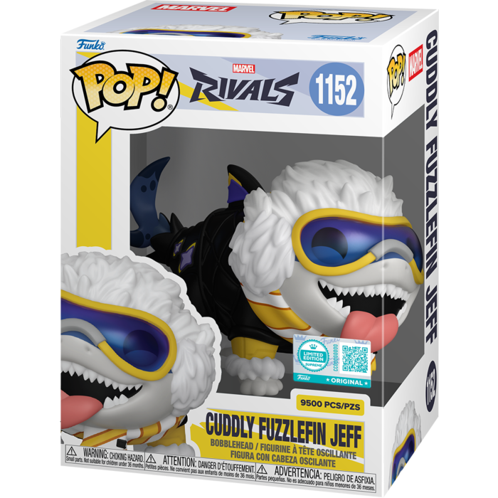 Marvel Rivals - Cuddly Fuzzlefin Jeff Pop! Vinyl LE 9500pcs