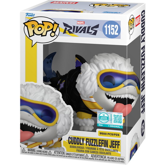 Marvel Rivals - Cuddly Fuzzlefin Jeff Pop! Vinyl LE 9500pcs