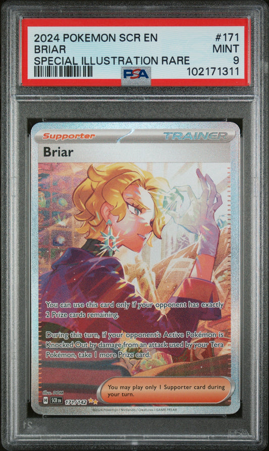 2024 Pokemon Scr En-Stellar Crown 171 Briar Special Illustration Rare
