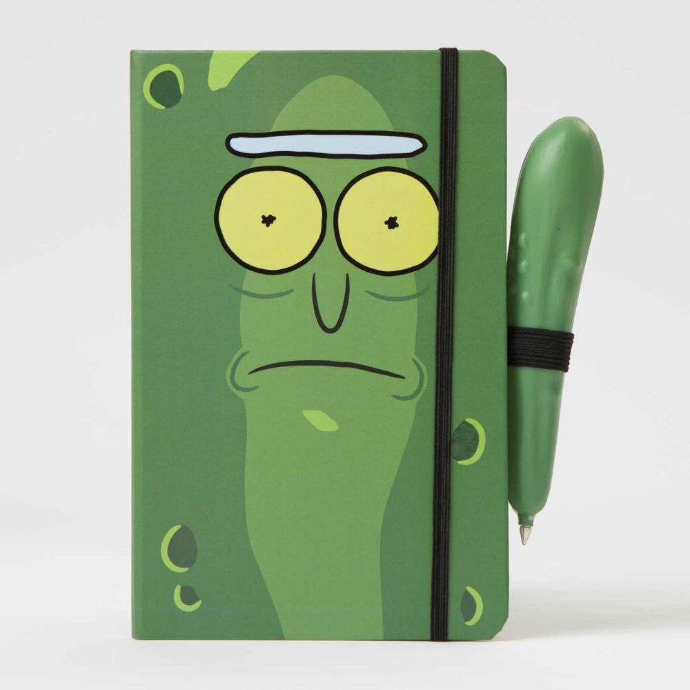 Rick And Morty: Pickle Rick Hardcover Ruled Journal With Pen