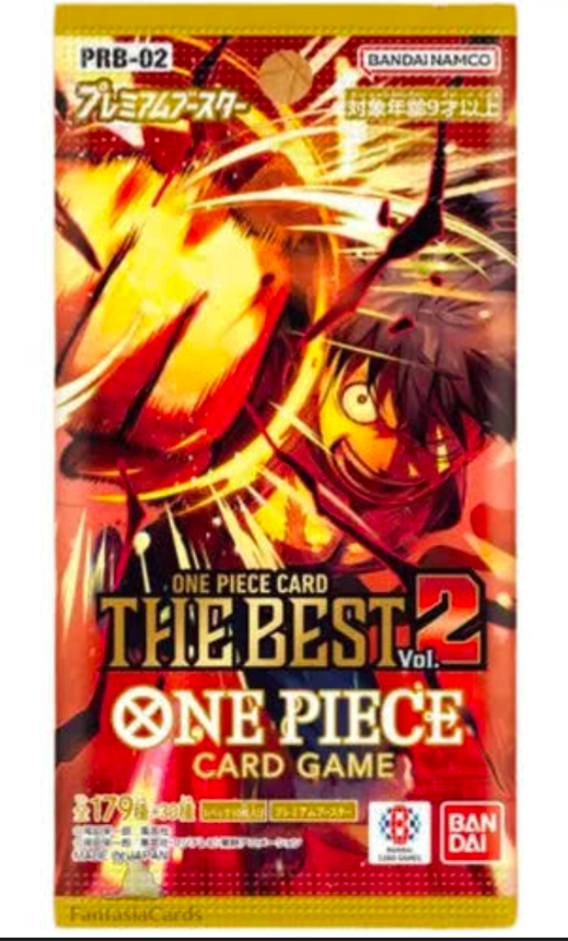 One Piece Card Game - Premium Booster: The Best Vol.2 PRB-02 Booster Pack (Japanese)