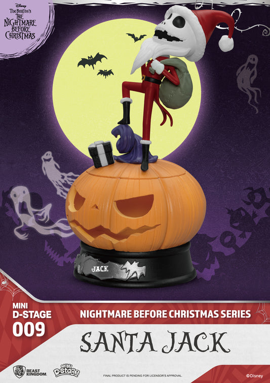 Beast Kingdom Mini D Stage The Nightmare Before Christmas Series - Santa Jack