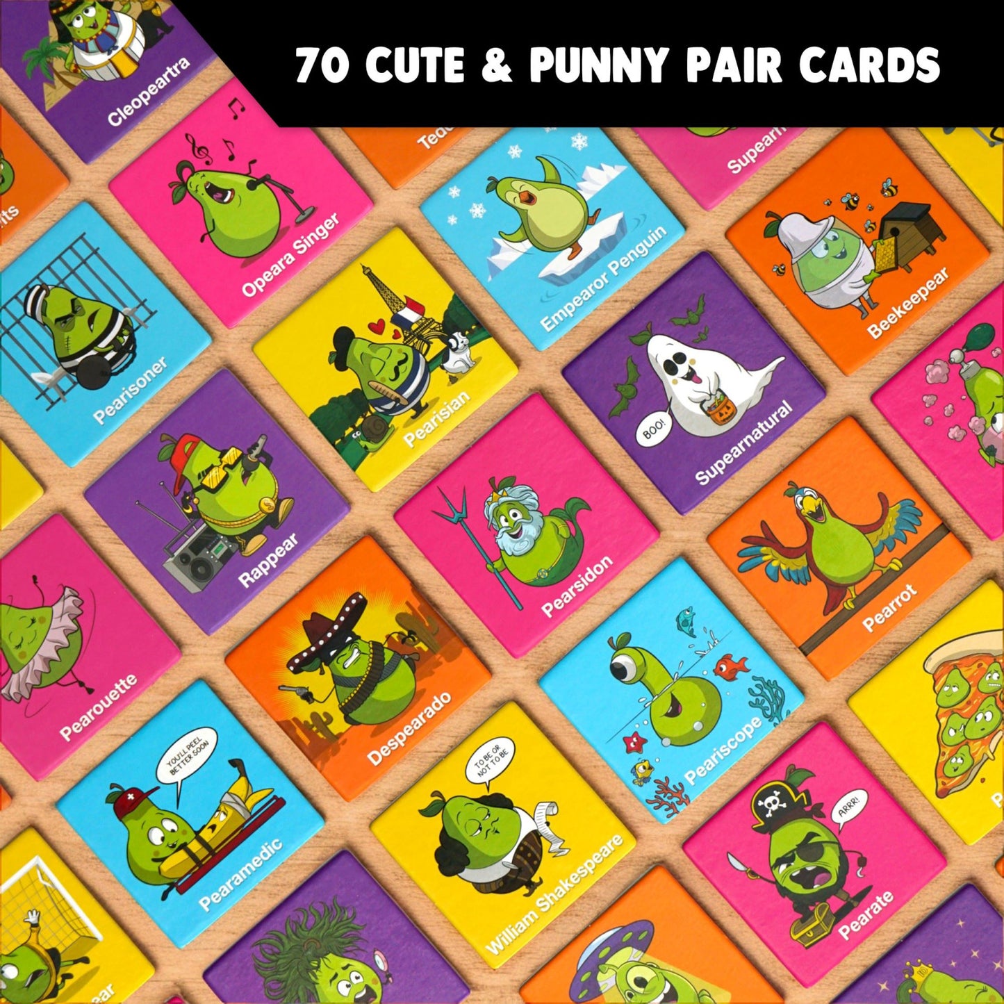 Snatching Pears – The Mad Memory-Matching Pear-Snatching Party Game (Not for resell on Amazon/eBay)