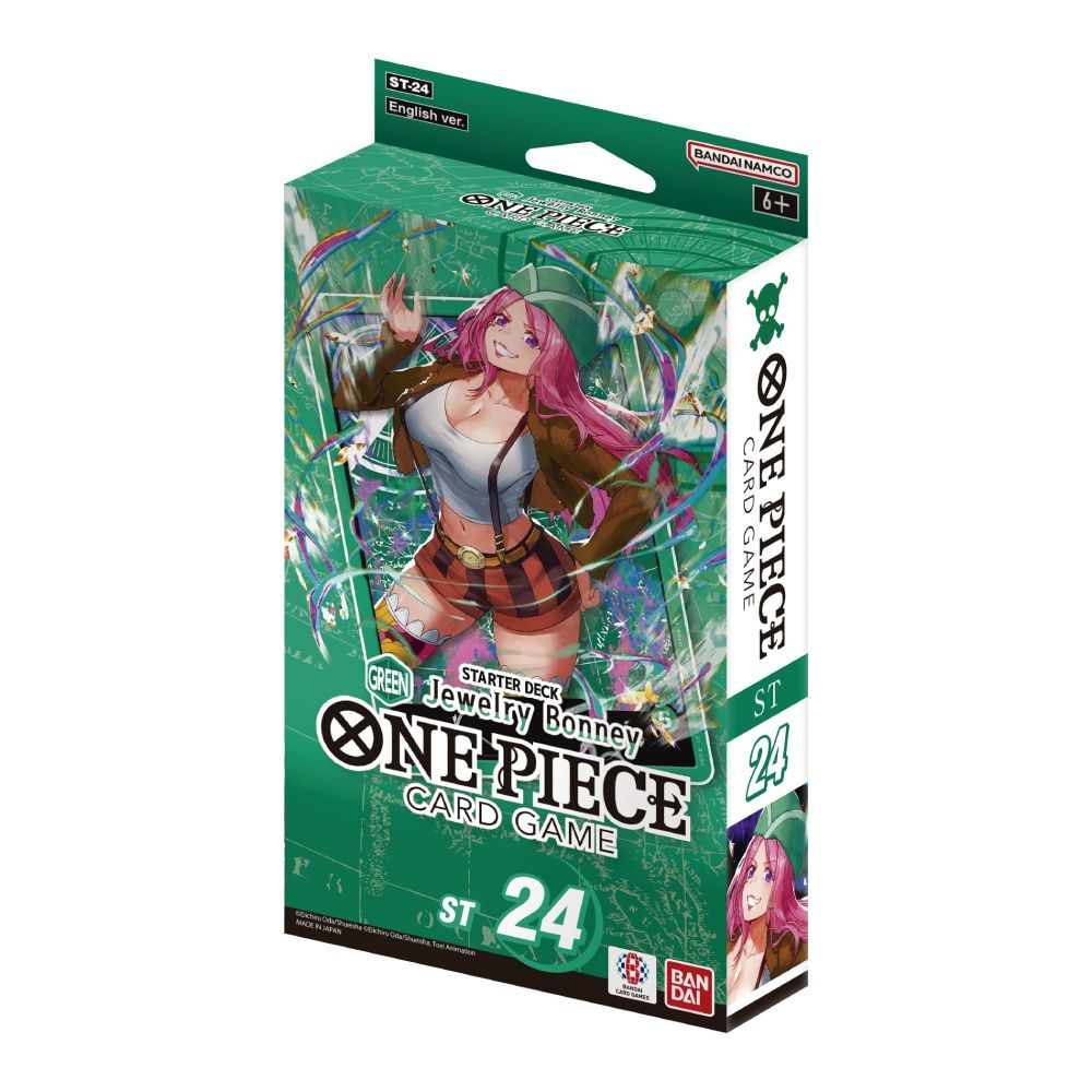 One Piece Card Game: Jewelry Bonney [ST-24] (Green) Starter Deck