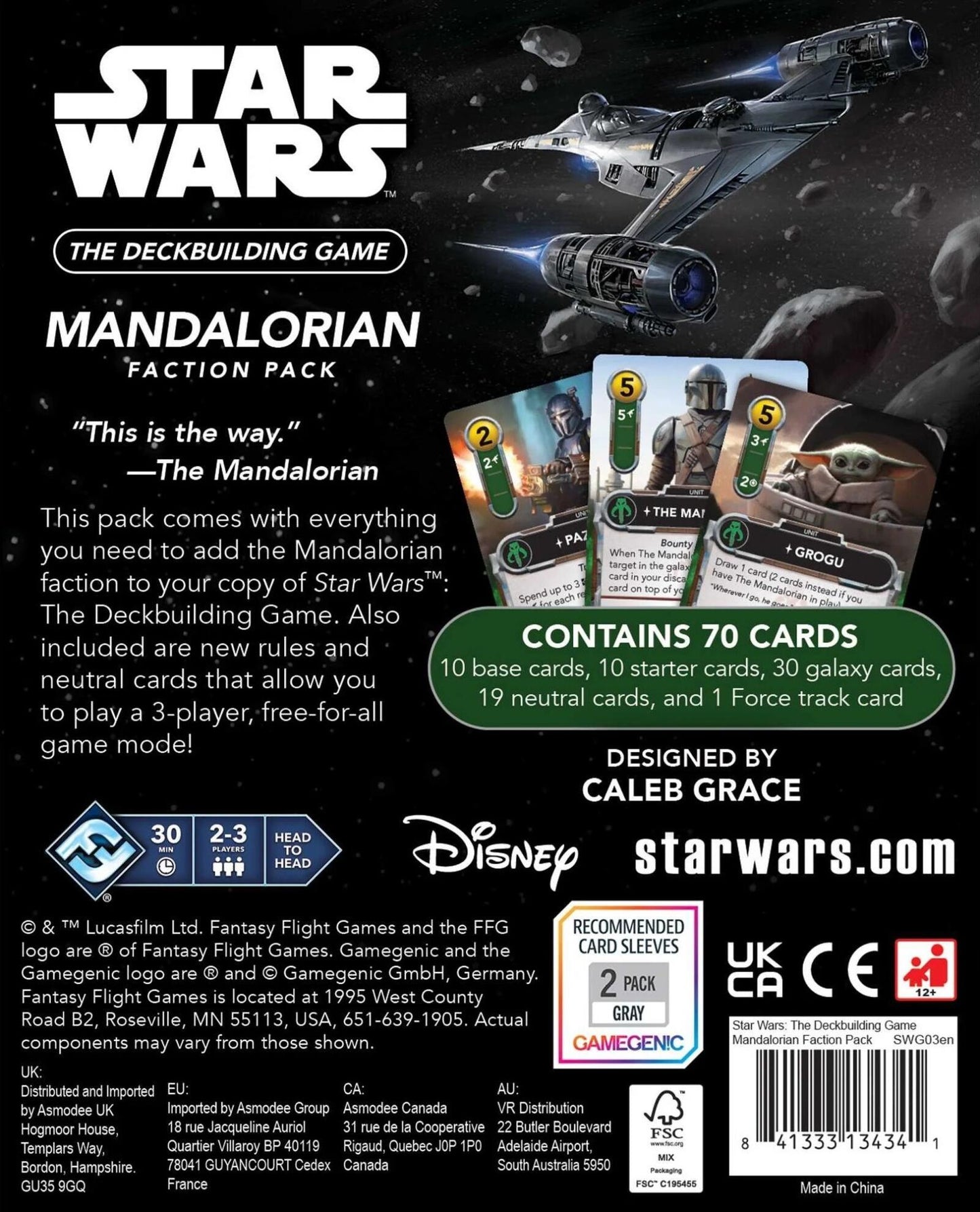 Star Wars The Deckbuilding Game - Mandalorian Faction Pack (expansion)