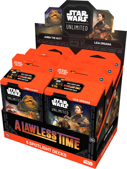 Star Wars Unlimited - A Lawless Time Spotlight Deck Display
