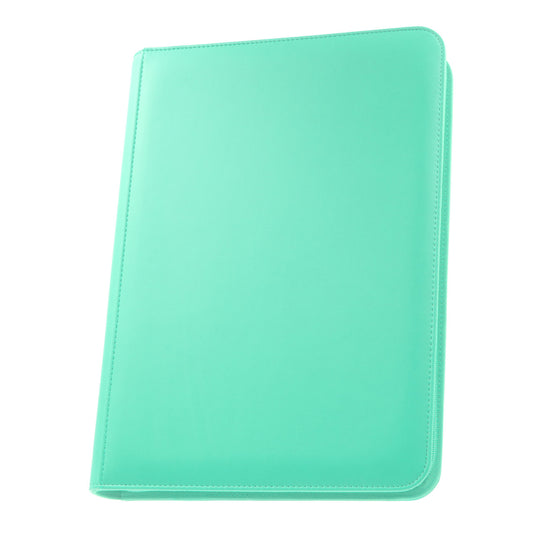 STEALTH 9 Pocket Zip Trading Card Binder - TURQUOISE