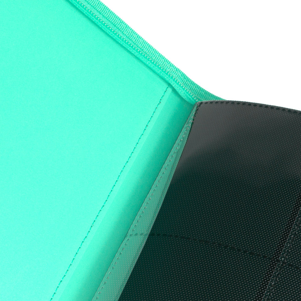 STEALTH 9 Pocket Zip Trading Card Binder - TURQUOISE