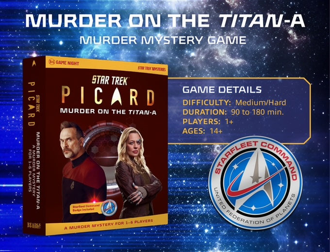 Beadle & Grimm's Star Trek: Picard Murder on the Titan-A Mystery Game