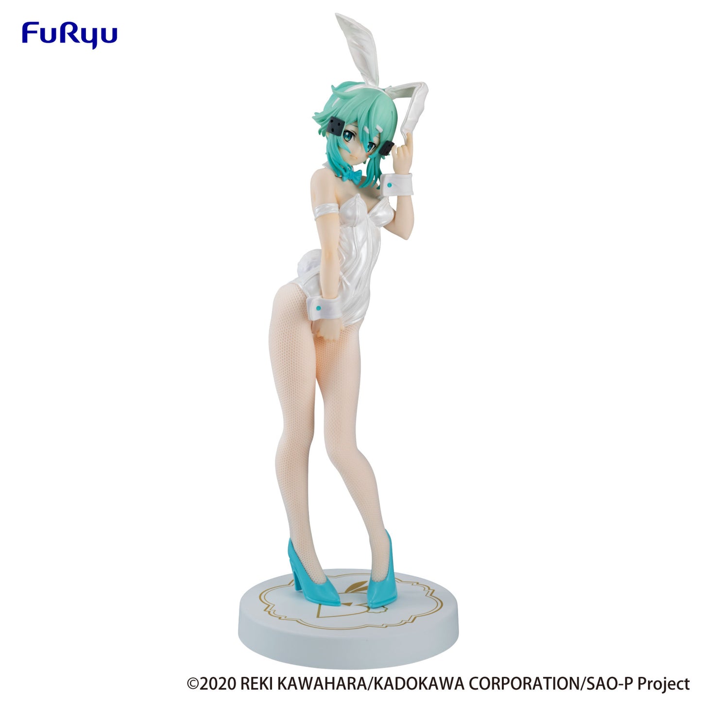 Sword Art Online BiCute Bunnies Figure Sinon White Pearl Version