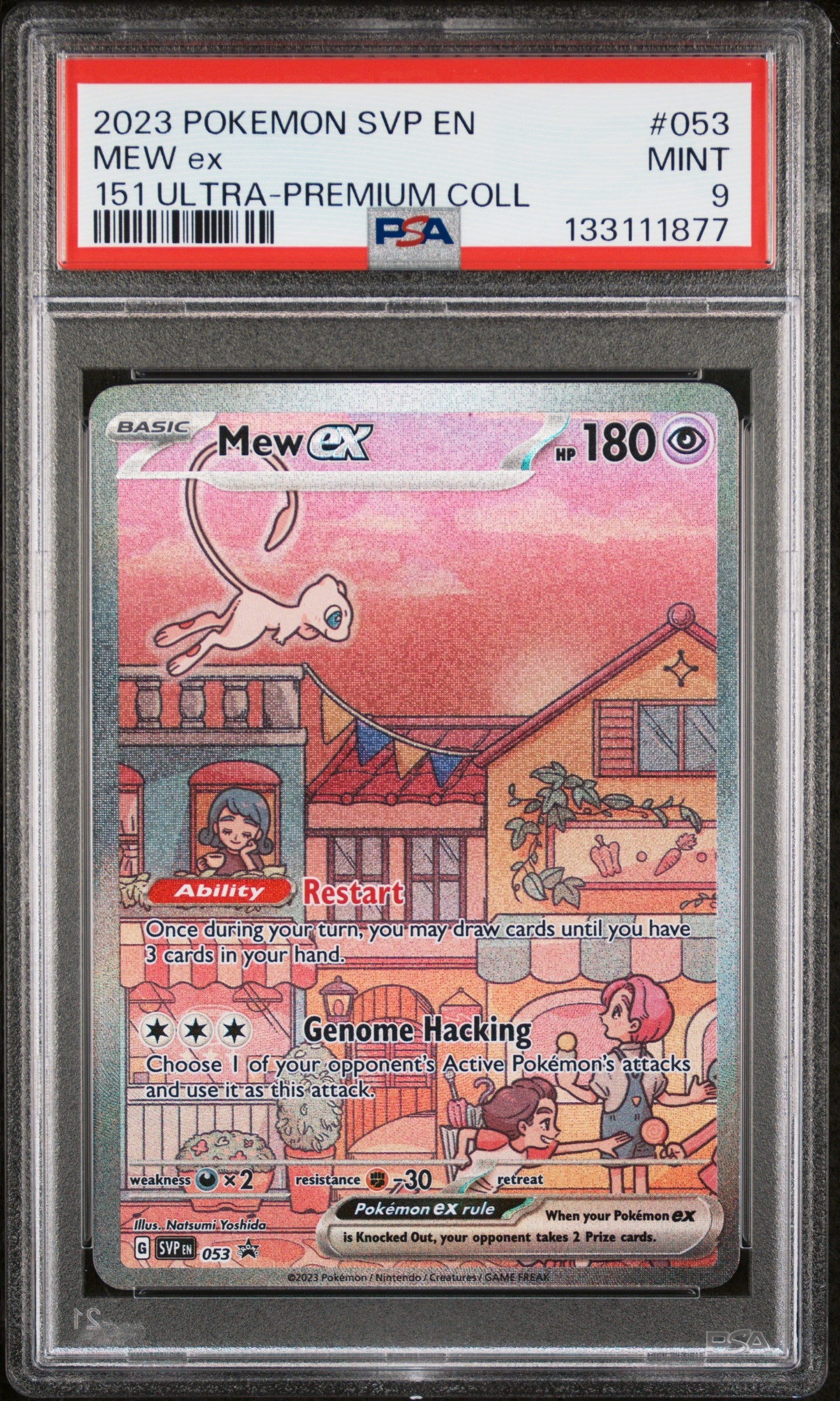 2023 Pokemon Svp En-Sv Black Star Promo 053 Mew Ex 151 Ultra-Premium Coll - PSA 9