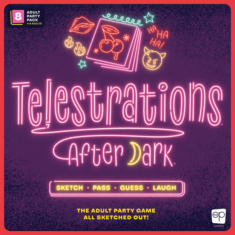 Telestrations After Dark (17+ Year) 8 Player New Edition