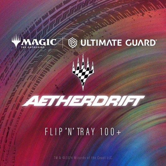 Ultimate Guard: Deck Box – XenoSkin Flip'n'Tray Deck Case 100+ – MTG: Aetherdrift – Hazoret