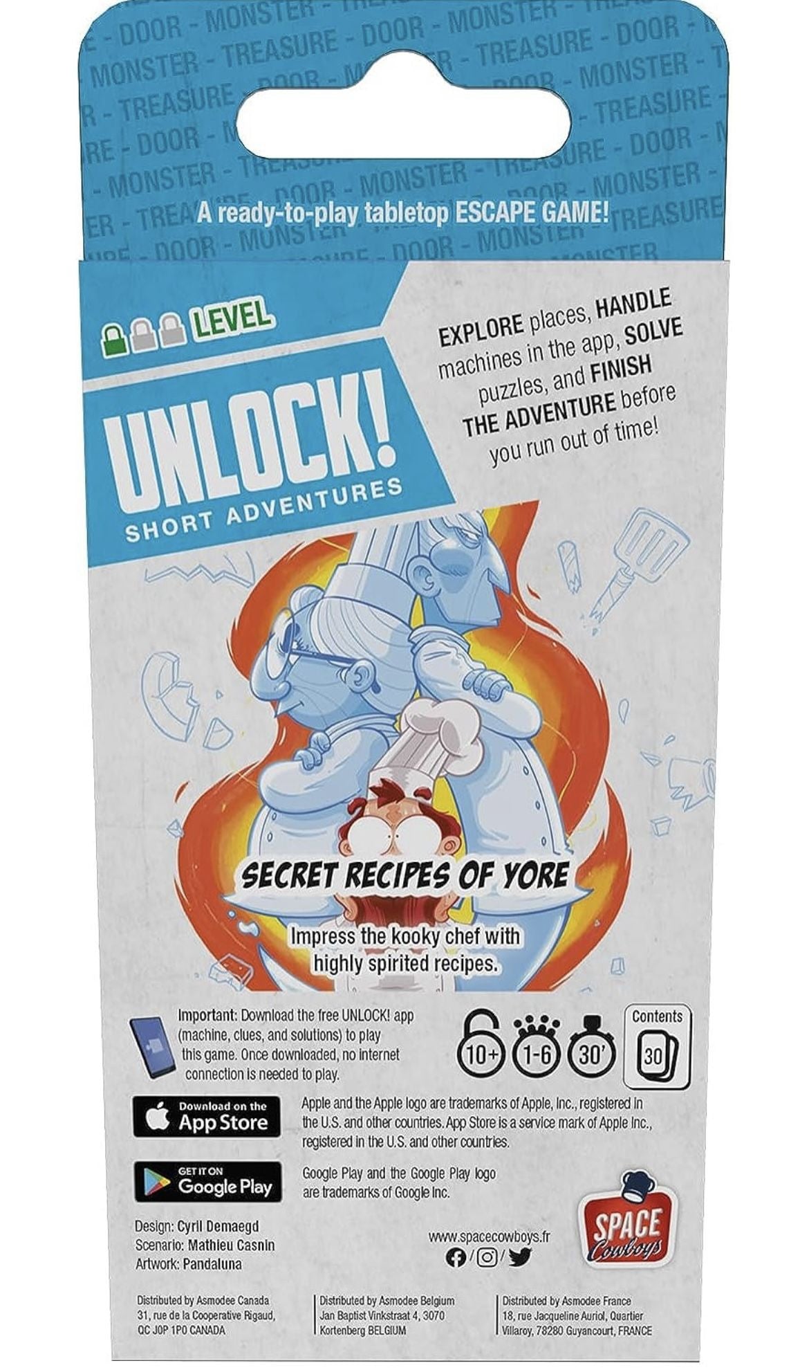 Unlock! Short Adventures #1 - Secret Recipes of Yore