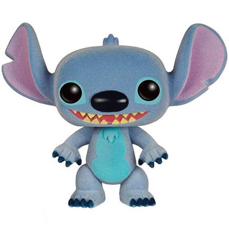 Stitch (Flocked) - Stitch Disney Pop! Vinyl #12 - Ozzie Collectables