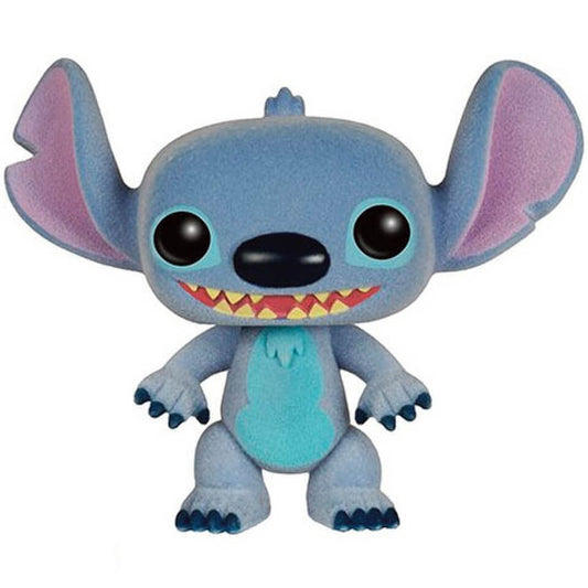 Stitch (Flocked) - Stitch Disney Pop! Vinyl #12 - Ozzie Collectables